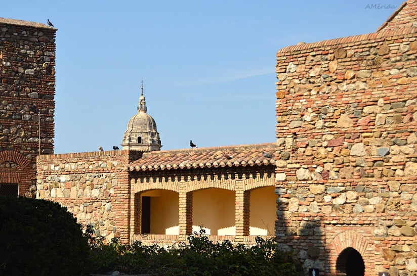 patio de los Surtidores de la Alcazaba de Málaga